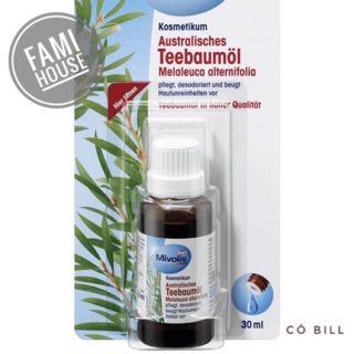 [Có bill] Tinh dầu tràm trà Mivolis ĐỨC 30ml