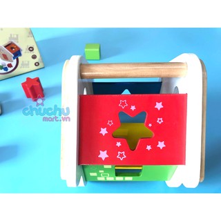 Nhà thả khối gỗ