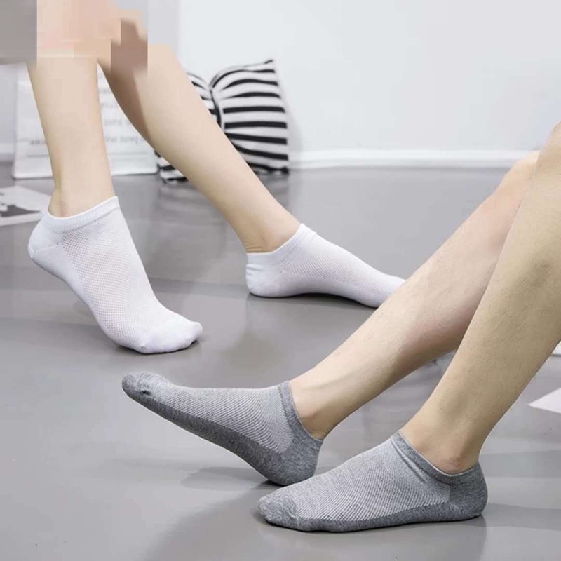 Vớ ngắn cổ chân thông hơi dành cho nam mỏng nhẹ