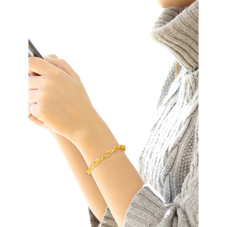 Vòng Tay Mắc Xích Phong Cách Hip Hop Thời Trang Cho Nam Và Nữ