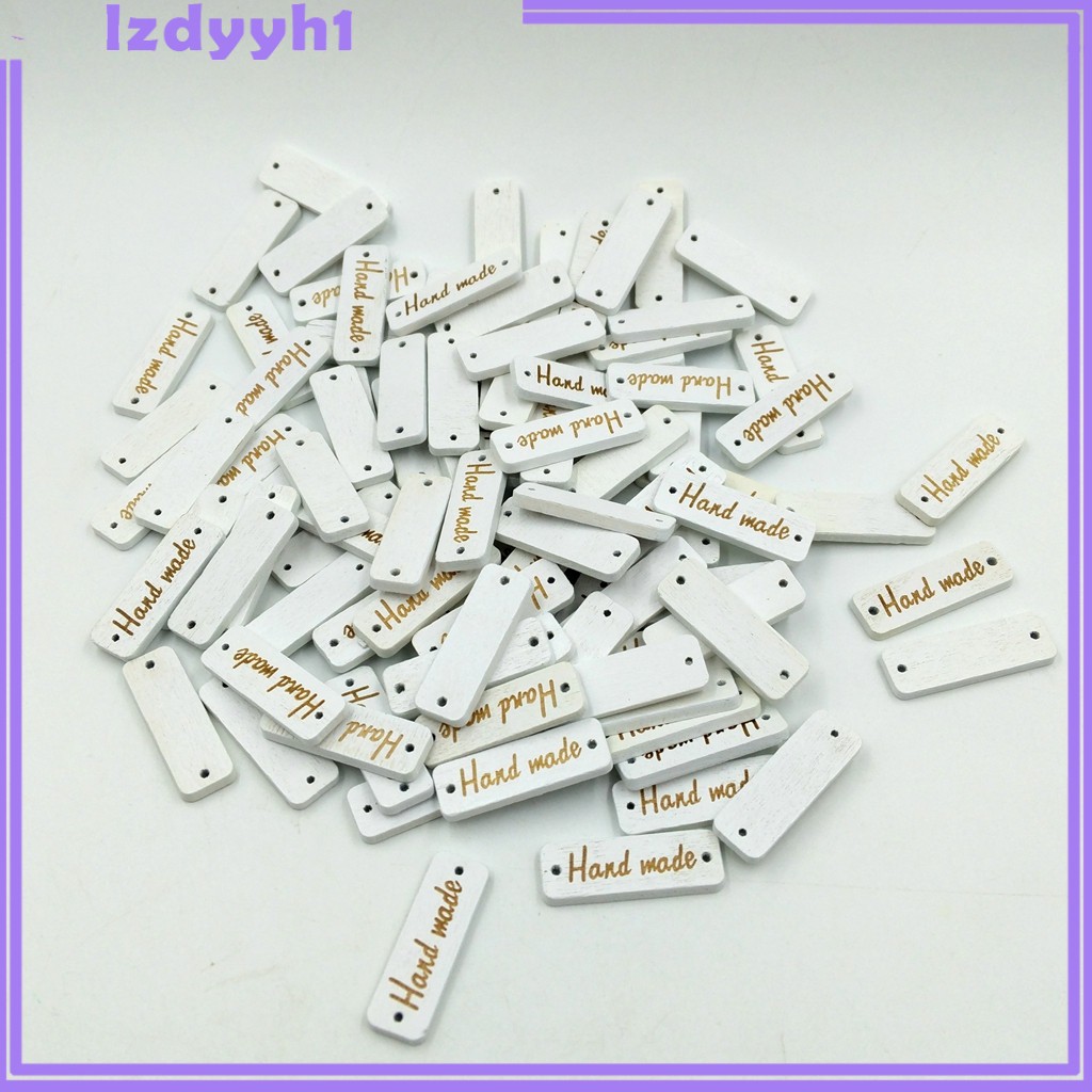 Set 50 Nút Gỗ 30mm Trang Trí Sổ Tay Diy