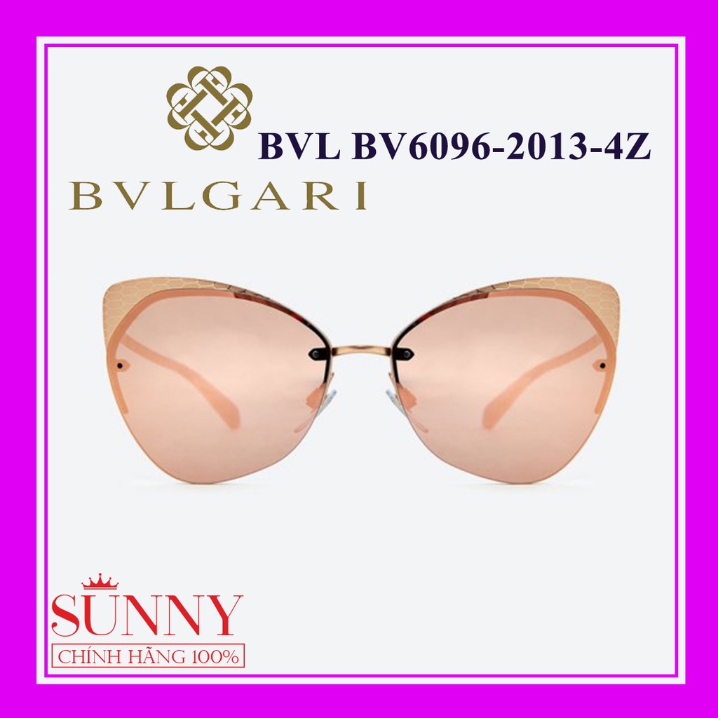 Kính mát nữ thời trang Bvlgari BV6096 2013 4Z chính hãng, bảo hành toàn quốc, thiết kế dễ đeo bảo vệ mắt