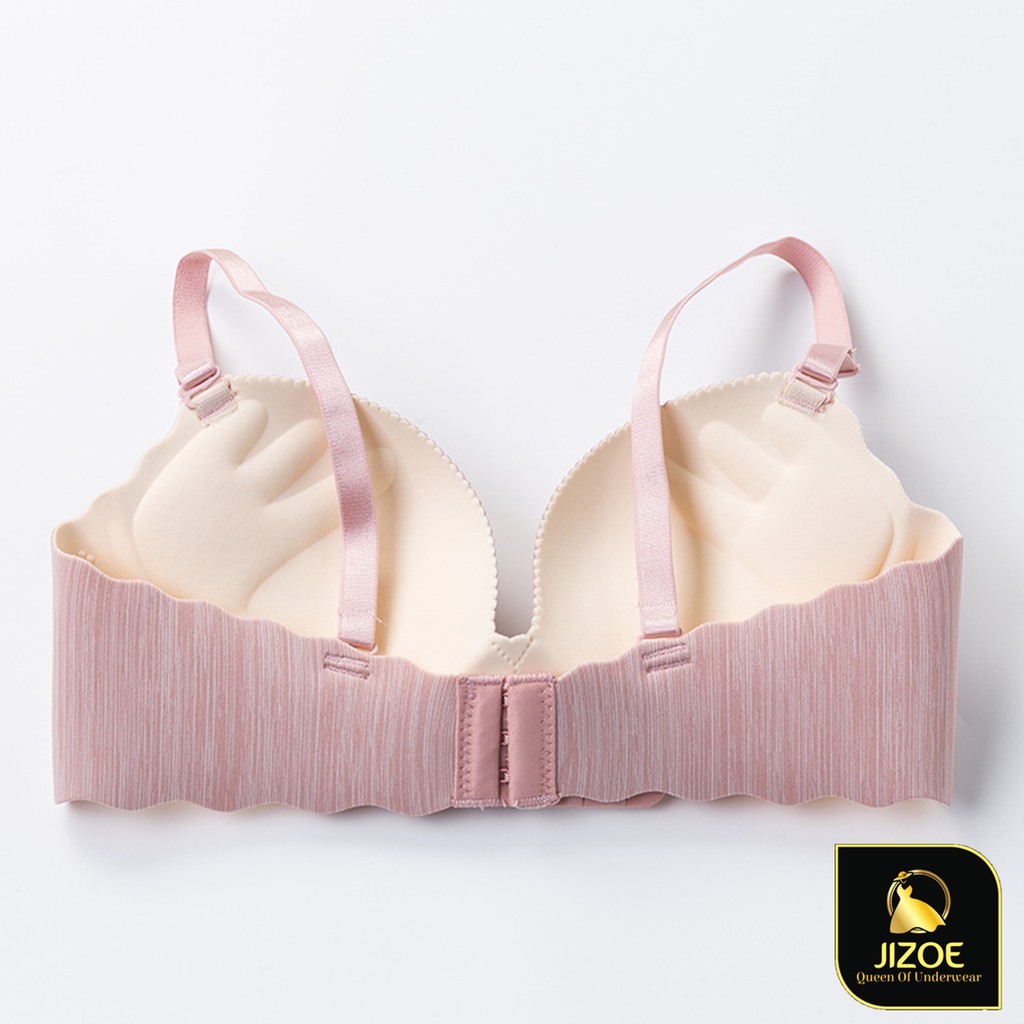 Áo ngực nữ quây su đúc bàn tay không gọng nâng ngực tạo khe siêu đẹp JIZOE ALT22