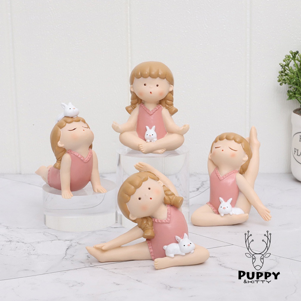 Chú Thỏ Hoạt Hình Tập Yoga Ngộ Nghĩnh Đáng Yêu