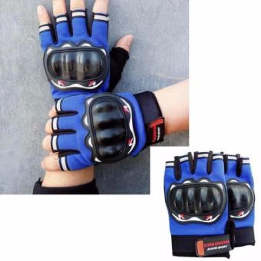 Găng Tay Sports phươt, tập gym, thể thao đa năng Dành Cho Phượt Thủ (Hở Ngón) - Đỏ