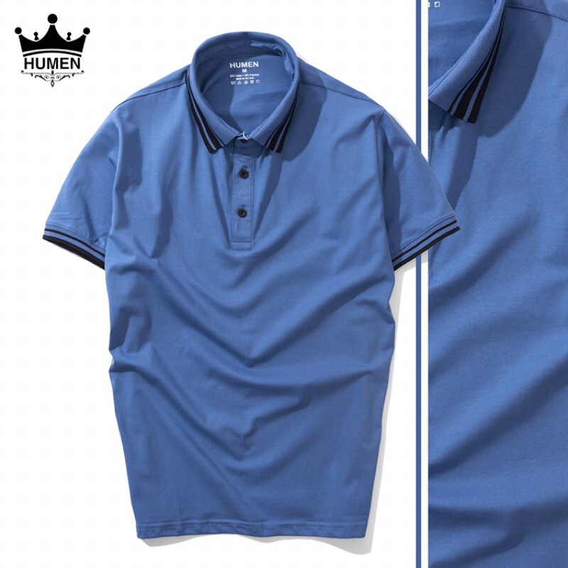 Áo Thun Nam Có Cổ Humen - Chất Cotton Mềm Mát,Co Giãn,Fom Regular Fit Trẻ Trung,Năng Động (Sale #149k Khi Mua Từ 2sp) | BigBuy360 - bigbuy360.vn