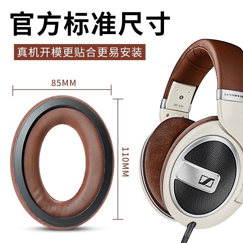 Đệm bọc đầu tai nghe và miếng đệm thay thế cho Sennheiser HD515 HD555 HD595 HD598 HD558