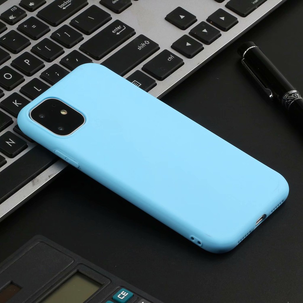 Ốp Điện Thoại Tpu Mềm Màu Trơn Cho Iphone 11 11pro 11pro Max Xr Xsmax | BigBuy360 - bigbuy360.vn