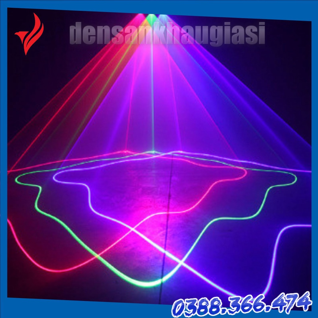 Đèn Laser Quét Tia Đèn Karaoke Laser 4 Cửa 7 Màu Đèn Sân Khấu Giá Sỉ