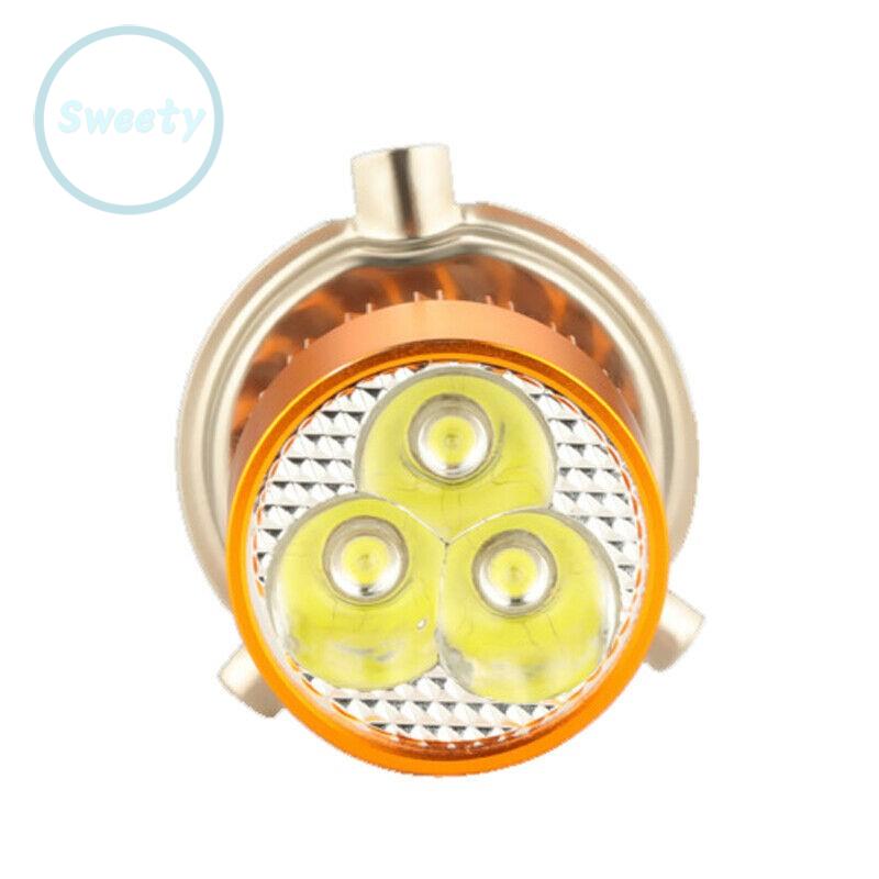 1 Đèn Pha Led Ánh Sáng Trắng 6500k Cho Xe Mô Tô