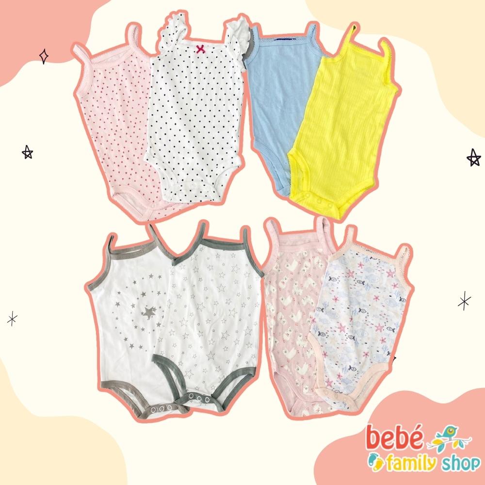 Body chip hai dây cho bé gái [18M - 24M]/ Bodysuit ba lỗ cho bé gái xuất dư - TNBG-A bebefamilyshop