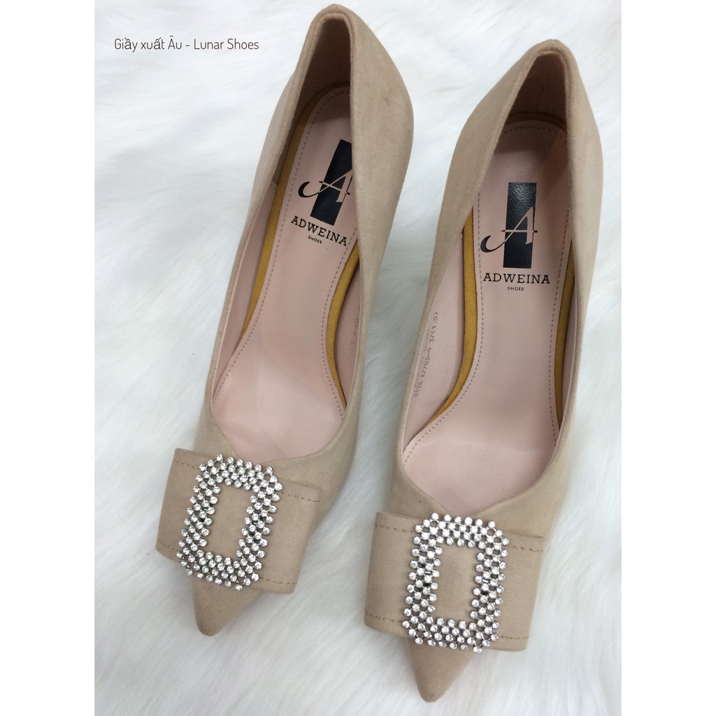 THANH LÝ G32 Giầy cao gót ADWEINA đính đá Size 37.5