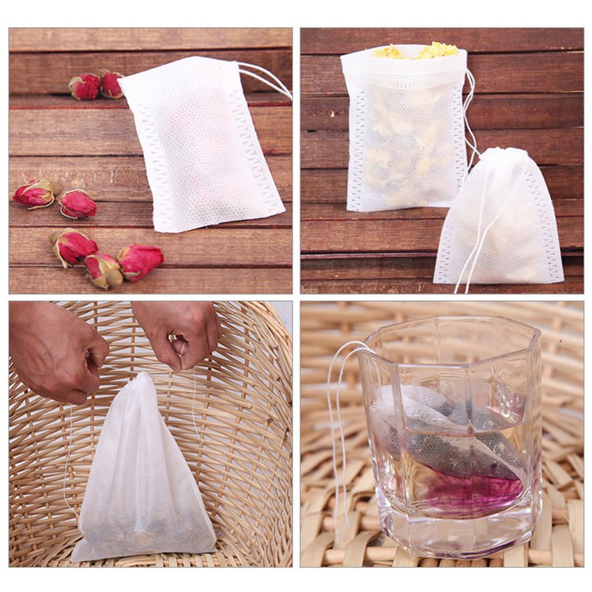 Combo 4 Gói Trà hoa cúc 100g thượng hạng loại 1 chất lượng tốt, bông cúc nụ khô, sạch tặng túi lọc trà 7x9