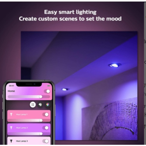 Philips Hue GU10 White and Color Ambiance, đèn chiếu điểm 16 triệu màu