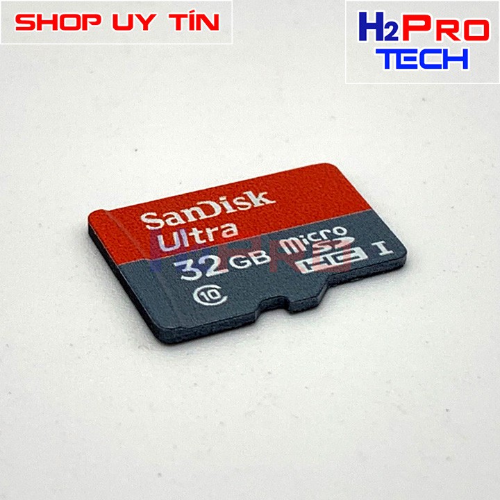 Thẻ nhớ MicroSD Sandisk Ultra 100mb/s 32GB Class10 model 2020 giá rẻ ( tặng đầu đọc thẻ nhớ )