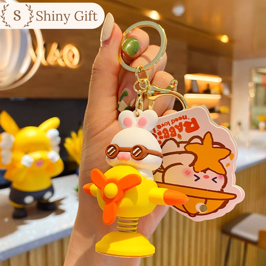 Móc khóa thỏ nhún LiLi