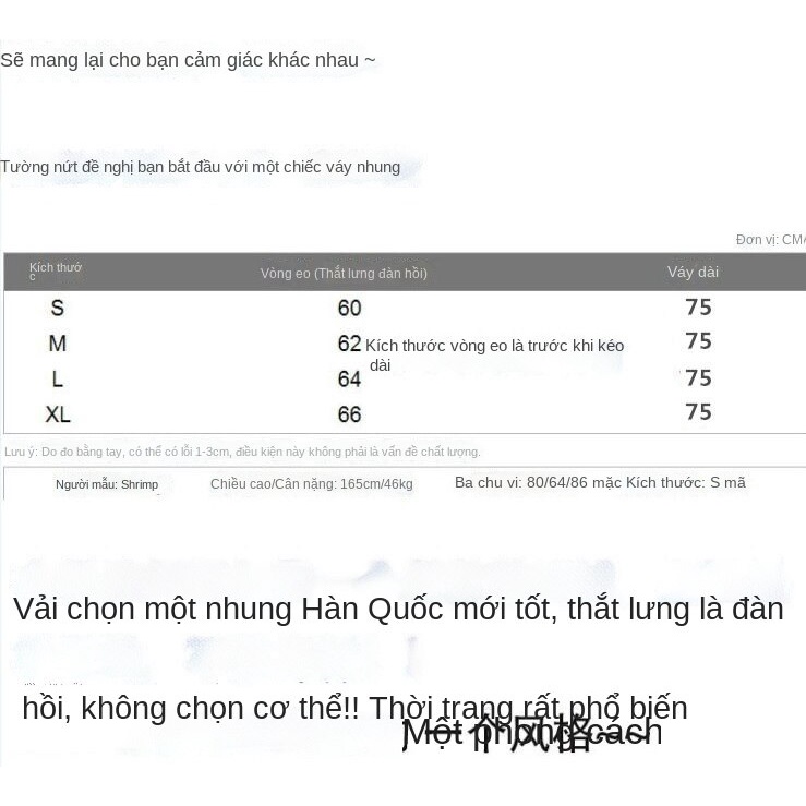 Chân váy xếp ly dài trung bình thời trang mùa thu/ đông phong cách mới 2021 cho nữ