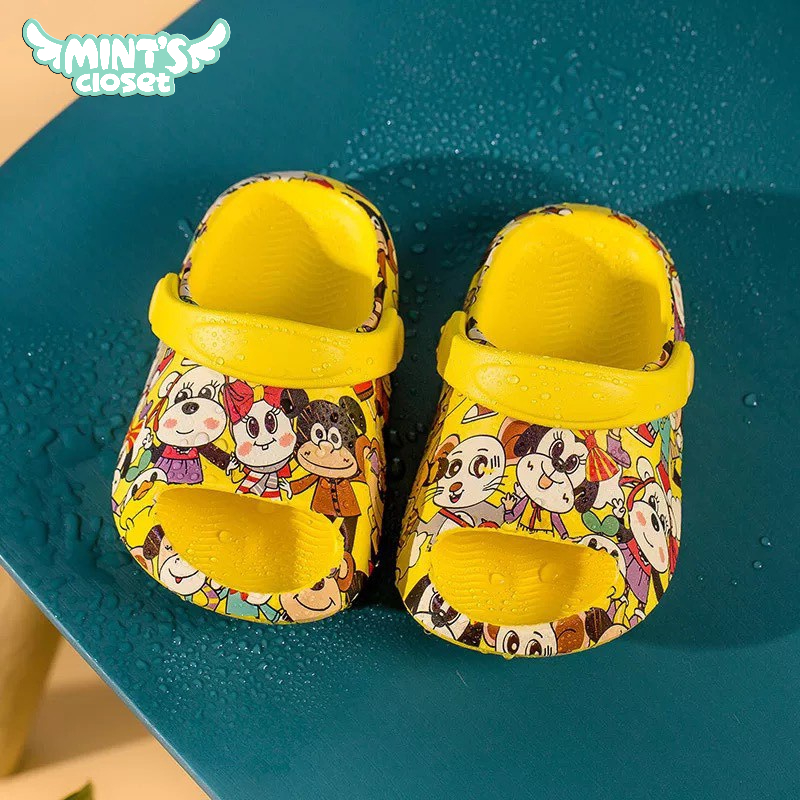 Sandal hoạt hình cho bé trai bé gái MINTSCLOSET Mint's Closet 1 2 3 4 tuổi MINTSCLOSET Mint's Closet - g148