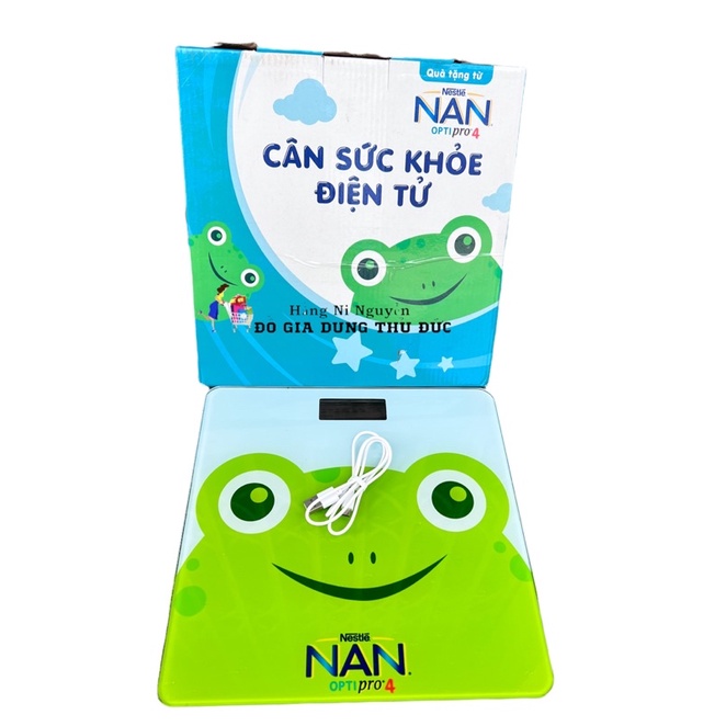 Cân sức khoẻ hình ếch/chim cánh cụt sử dụng sạc_MẪU NGẪU NHIÊN