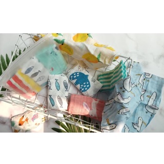 Set 3 khăn sữa Aden sợi tre