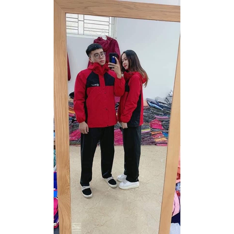 Bộ quần áo đi mưa 2 lớp chống thấm chống gió lạnh mưa phùn - bo quan ao di mua nam nu