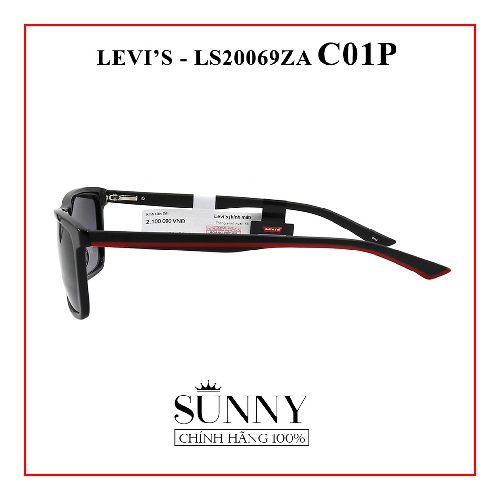 Kính mát Levis LS20069ZA nhiều màu chính hãng, thiết kế dễ đeo bảo vệ mắt