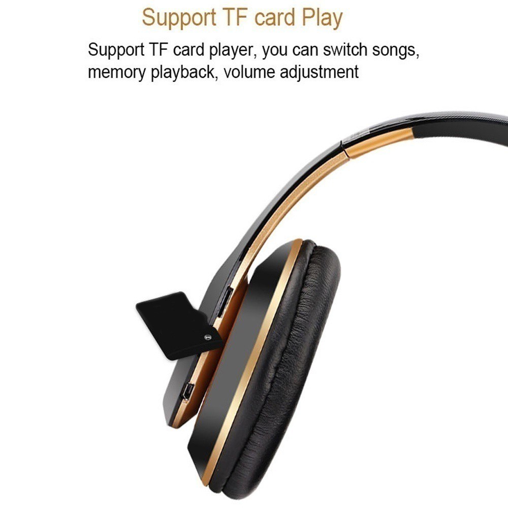 Tai nghe chụp tai trùm đầu bluetooth không dây SPRISE P47 cao cấp