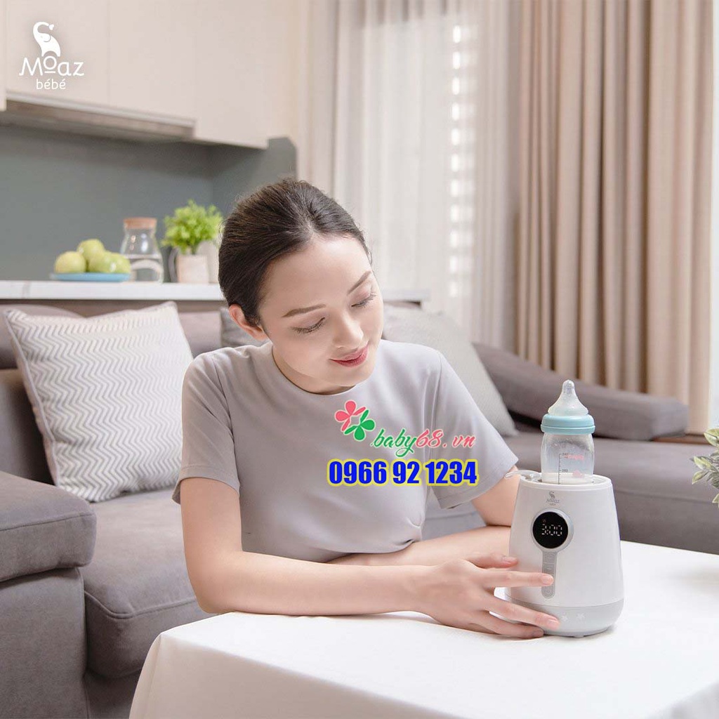 Máy hâm sữa siêu tốc và tiệt trùng Moaz Bebe MB-021