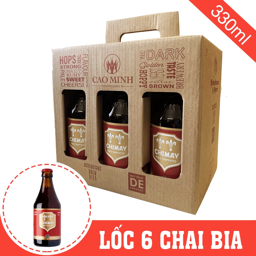 Bia Chimay Đỏ 7% Chai 330ml Nhập Khẩu Bỉ