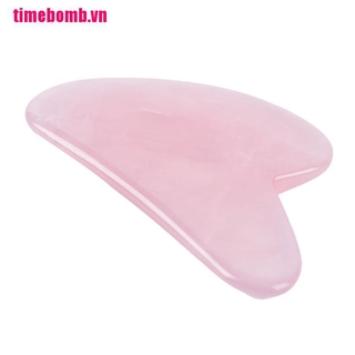 Miếng Gua Sha massage mặt bằng đá thạch anh