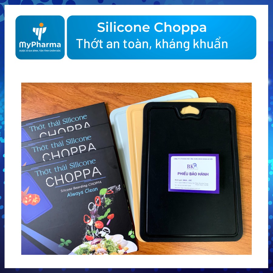 [Thớt thái] Silicone Choppa - Kháng khuẩn, an toàn cho sức khỏe gia đình