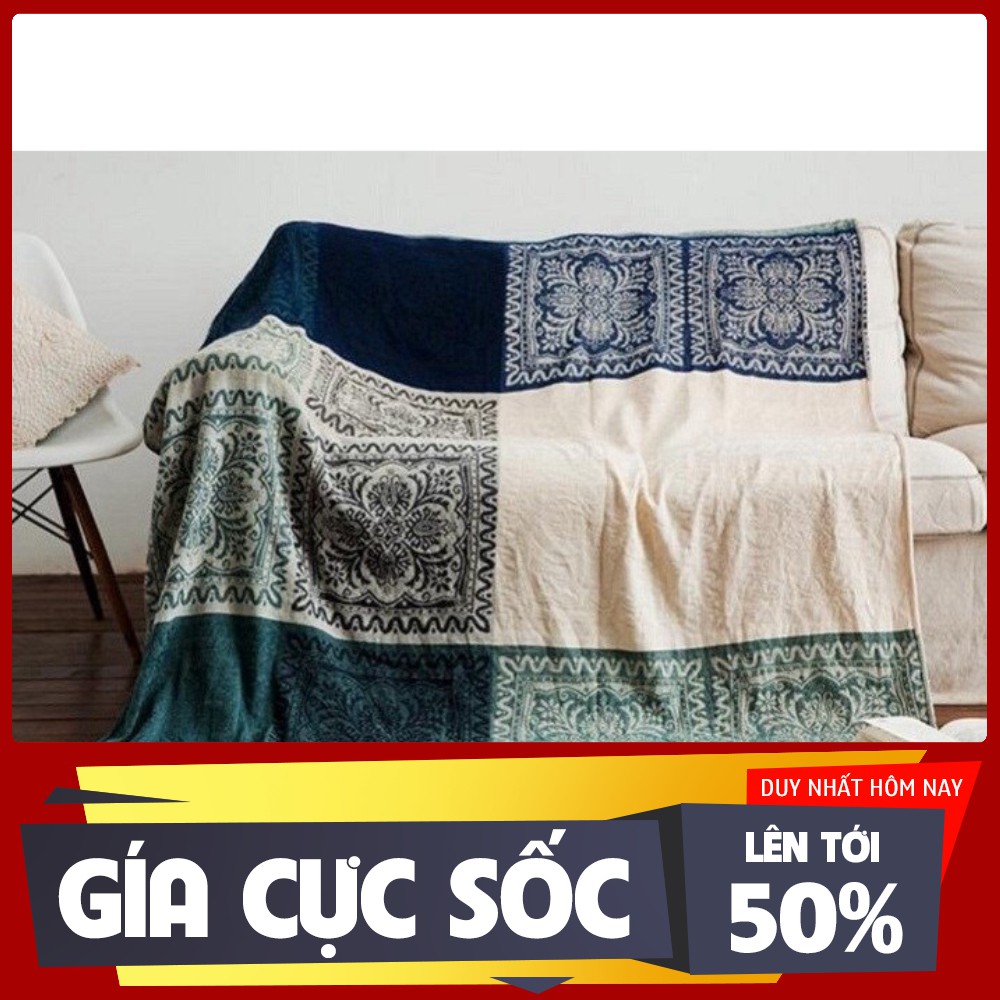 [GIẢM GIÁ SỐC]  Thảm Vintage Cao Cấp nhập khẩu phủ sofa, làm chăn đắp siêu mềm mịn 1m5x1m9