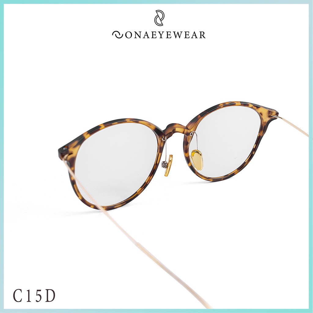 Gọng Kính Cận nam nữ Sona Eyewear Chất liệu nhựa ABS và kim loại cao cấp - C15