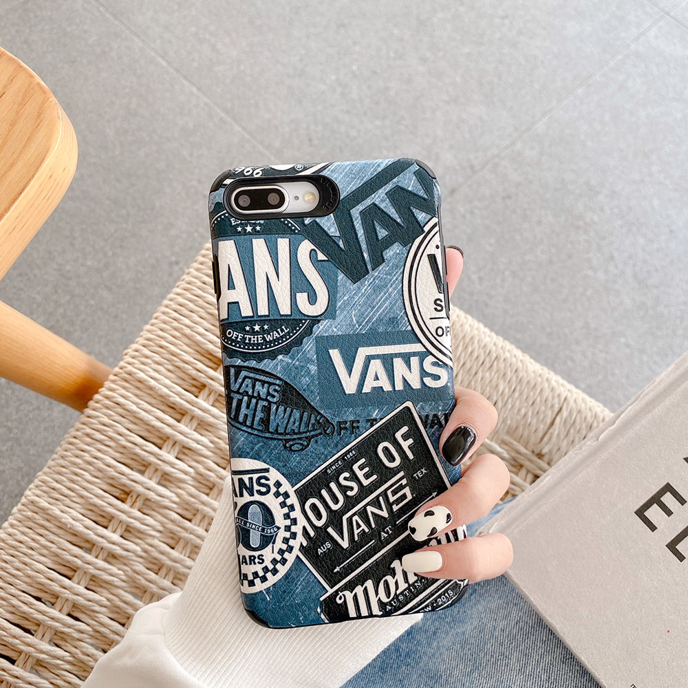 Ốp Điện Thoại Da Mềm In Logo Vans Cho iPhone 12 Pro Max / 12 Mini / 11 Pro Max / SE 2020 / X / XR / XS Max / 6 Plus / 6s Plus / 7 Plus / 8 Plus