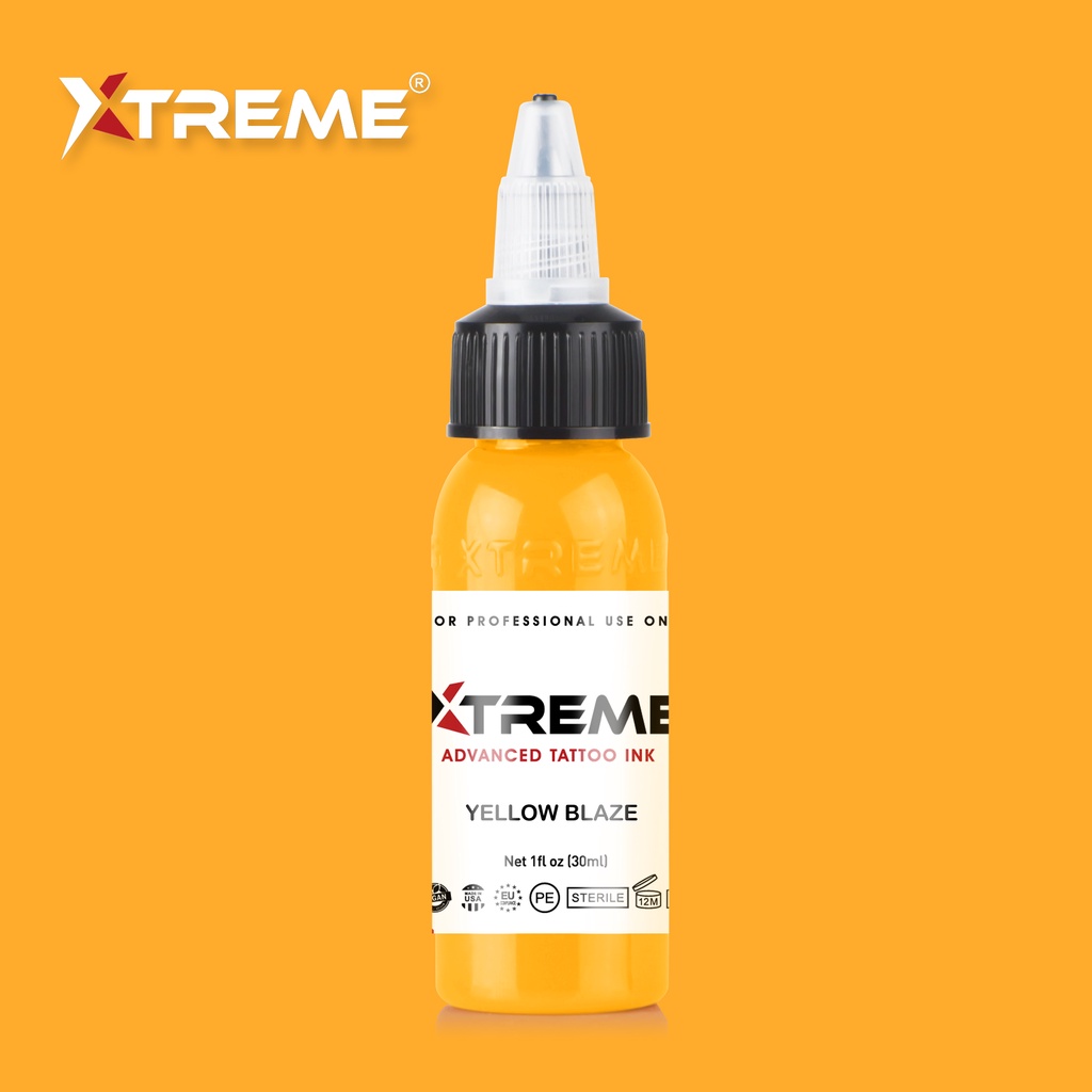 Mực xăm hình tattoo xtreme ink tattoo màu FAST ORANGE