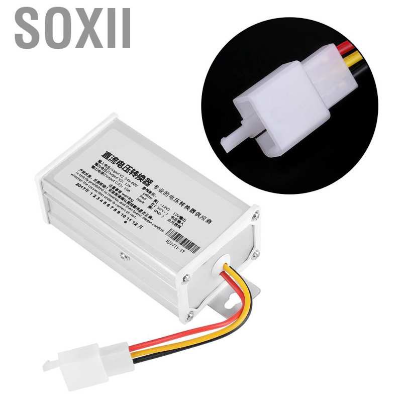 Bộ Chuyển Đổi Biến Áp Từ Soxii Dc 24v-60v Sang 12v-10a 120w Cho Xe Điện Wt