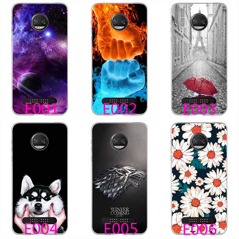 Ốp điện thoại silicon TPU mềm in hoạt hình nhiều màu dễ thương cho Motorola Moto Z2 Force | BigBuy360 - bigbuy360.vn