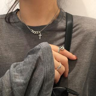 Dây Chuyền Mặt Thánh Giá Phong Cách Retro Hàn Quốc
