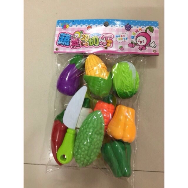Đồ chơi cắt hoa quả cho bé, bộ đồ chơi cắt hoa quả bằng nhựa