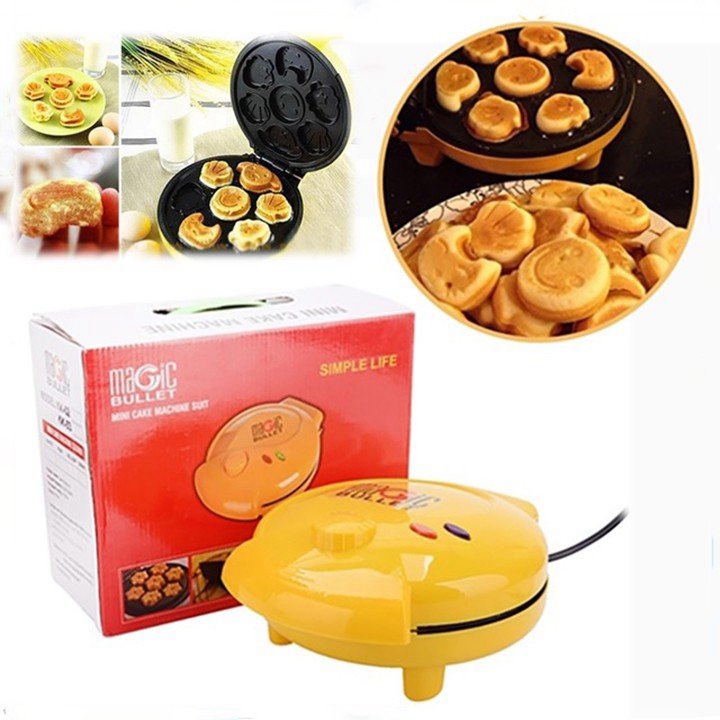Máy nướng bánh hình thú magic bullet, chất liệu cứng, chống xước, Máy Làm Bánh Quy Nướng - có thể vệ sinh dễ dàng,...