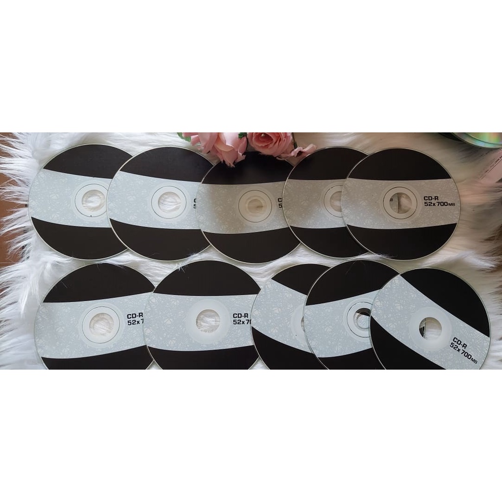 Combo 10 Đĩa trắng CD-ROM 52x700MB Noname