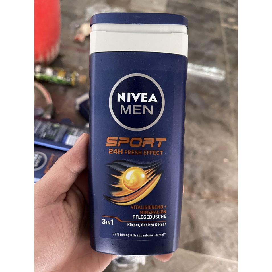 Dầu Gội-Sữa Tắm Nivea Men Sport