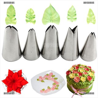 Bộ 5 Đuôi Bắt Bông Kem Bằng Thép Không Gỉ