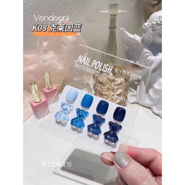 sơn gel vendeeni set 4 màu các màu hot mới