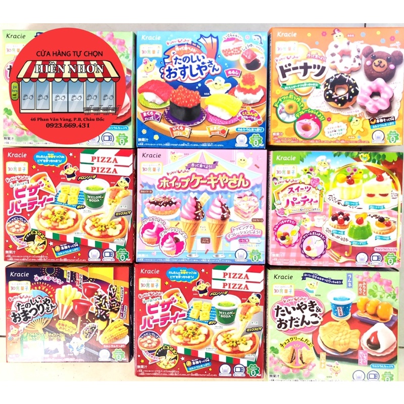 Bộ đồ chơi làm bánh ăn được Popin Cookin