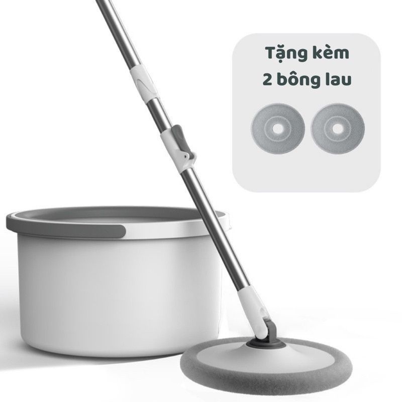 Bộ cây lau nhà thông minh K9 tự tách nước bẩn Chính Hãng KÈM 1 bông lau xoay 360 độ