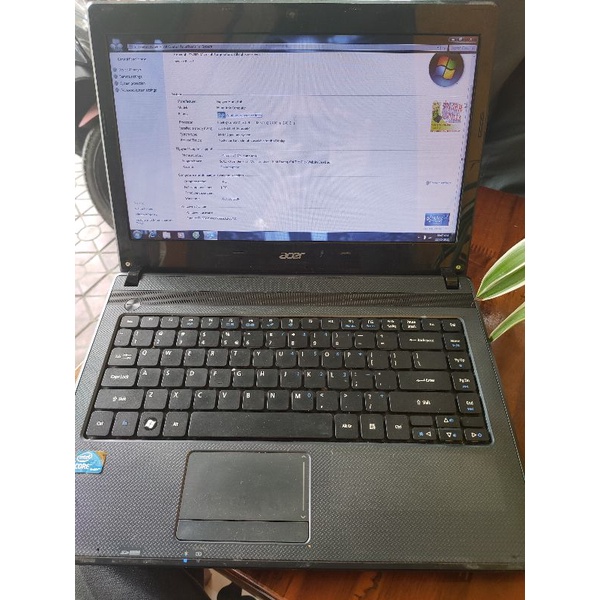 Laptop cũ Acer Aspire 4739 (Core i3-370M, RAM 2GB, HDD 320GB, VGA Intel HD Graphics, 14 inch)