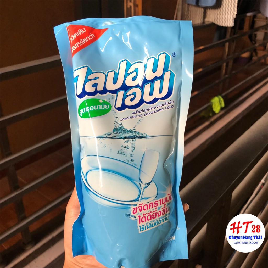 Nước Rửa Bát Không Mùi Lipon Thái Lan Túi 550ml, [HÀNG CHUẨN THÁI] Nước Rửa Chén Thái Lan Huongthao28