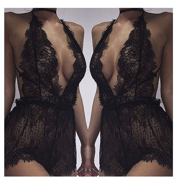 Bộ đồ lót bodysuit Ren sexy.A37