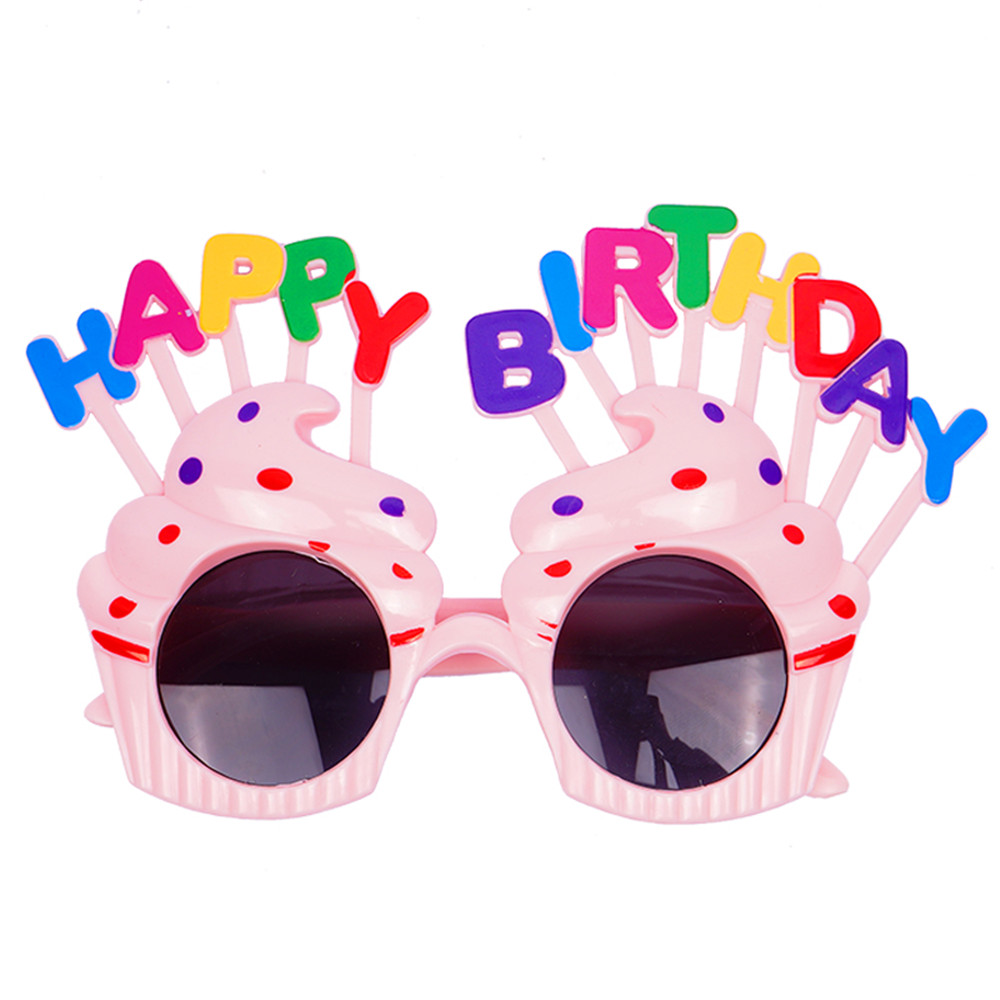 Kính mát bánh kem hoạt hình đạo cụ sinh nhật vui nhộn cho bé